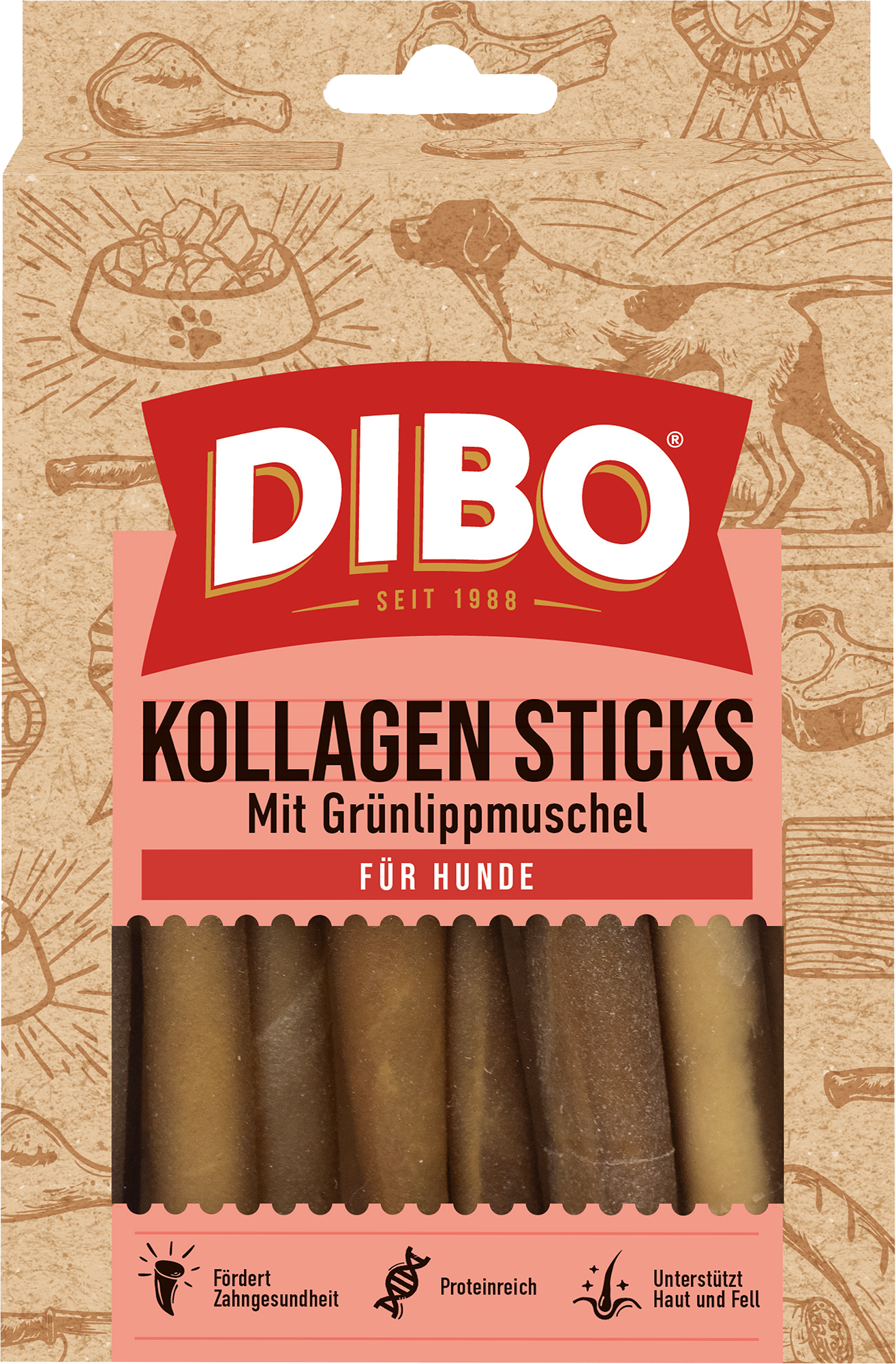 Kollagen Sticks mit Grünlippmuschel