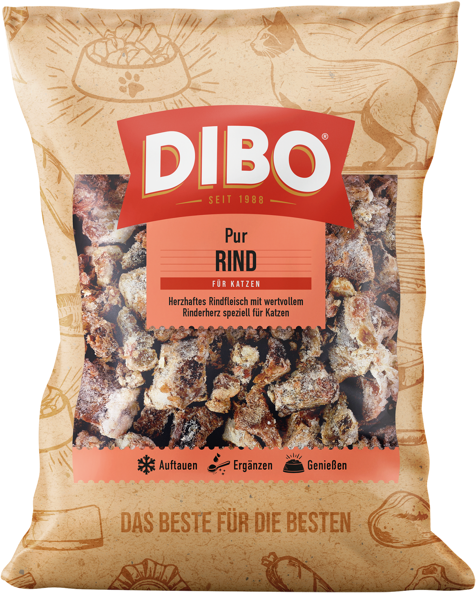 Rindfleisch für Katzen
