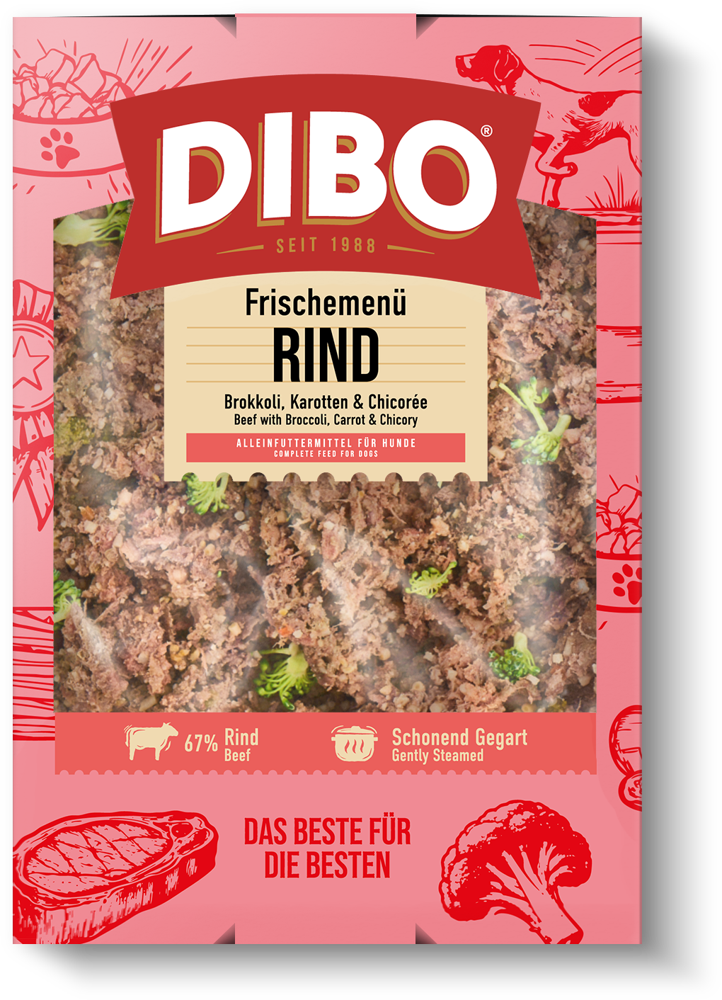 Frischemenü Rind