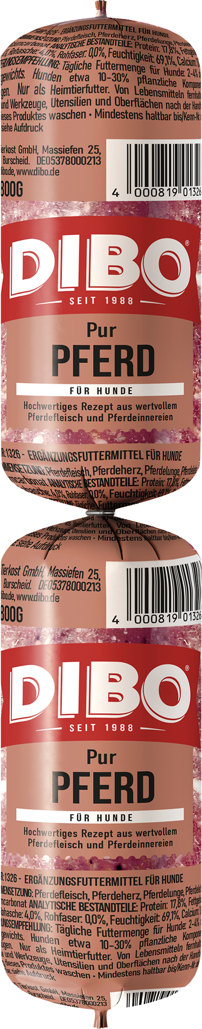 Tiefkühlwurst Pferd