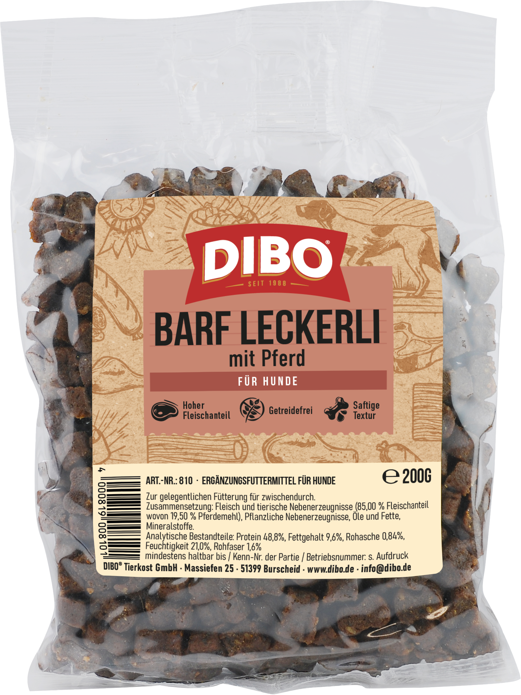 BARF-Leckerli mit Pferd BARF-Leckerli mit Pferd