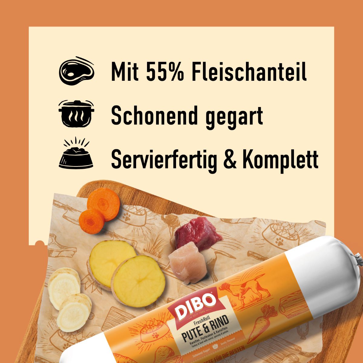 FreshRoll Pute & Rind