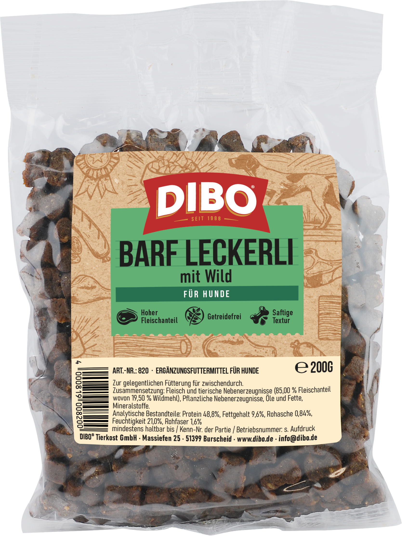 BARF-Leckerli mit Wild BARF-Leckerli mit Wild