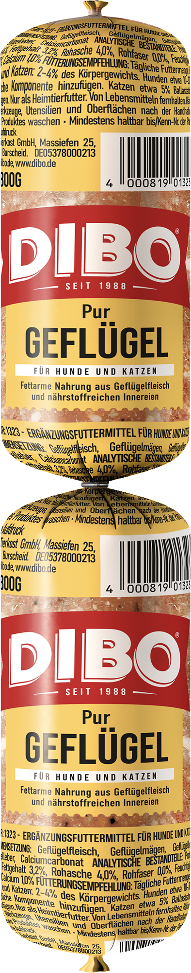 Tiefkühlwurst Geflügel