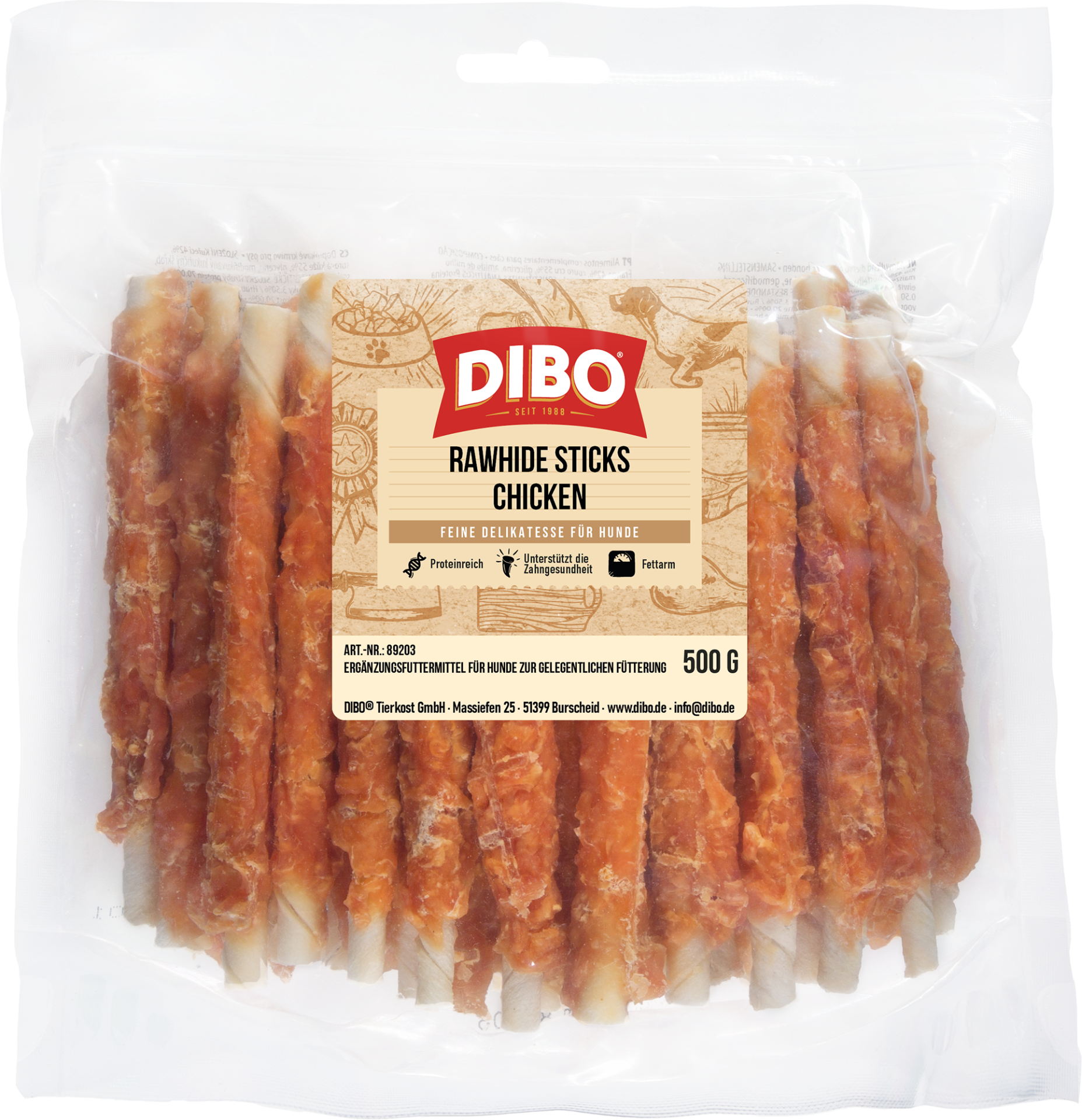 DIBO RawHide Sticks Chicken