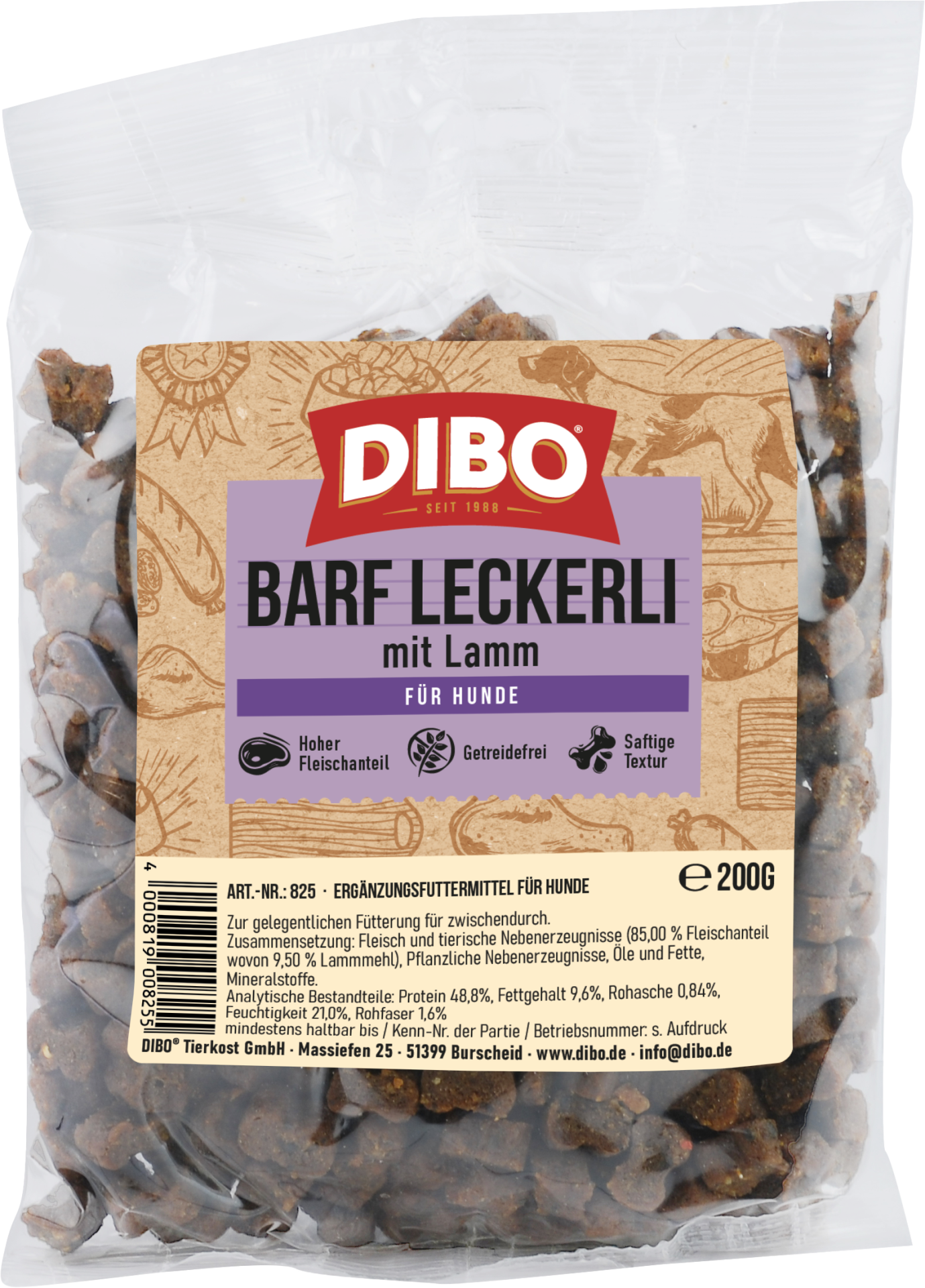 DIBO BARF Leckerli mit Lamm DIBO BARF Leckerli mit Lamm